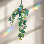 Trailing Ivy Plant in Pot Holographic Acrylic Suncatcher