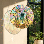 Personalized Dog Memorial Suncatcher detail
