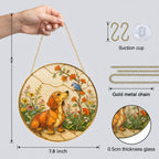 Personalized Dachshund Bird Suncatcher