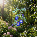 Blue Butterfly Pea Flower Vine Holographic Acrylic Suncatcher