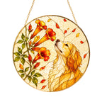 Personalized Dog & Trumpet Suncatcher