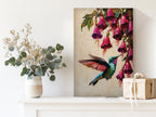 Hummingbird Canvas Wall Art Stained Glass Prints