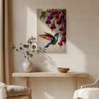Hummingbird Canvas Wall Art Stained Glass Prints