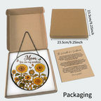 Mom Sunshine Stained Glass Suncatcher