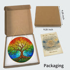 Tree of Life Stained Glass Suncatcher