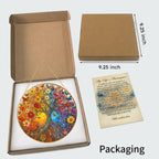 Tree of Life Sunrise Stained Glass Suncatcher