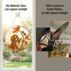 Personalized Dog & Hummingbird Suncatcher