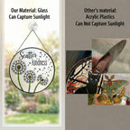 Scatter Kindness Dandelion Stained Glass Suncatcher