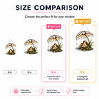 Sparrow & Daisy Umbrella Holographic Acrylic Suncatcher