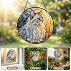 White Cat Memorial Suncatcher gift box packaging