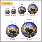Personalized Cat Memorial Moon Stained Glass Suncatcher
