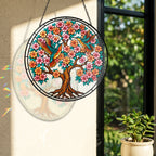 Personalized Hummingbird Tree of Life Memorial Suncatcher