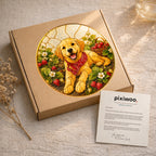 Personalized Strawberry Dog Suncatcher