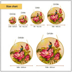 Kingfisher & Lotus Stained Glass Suncatcher