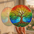 Tree of Life Stained Glass Suncatcher