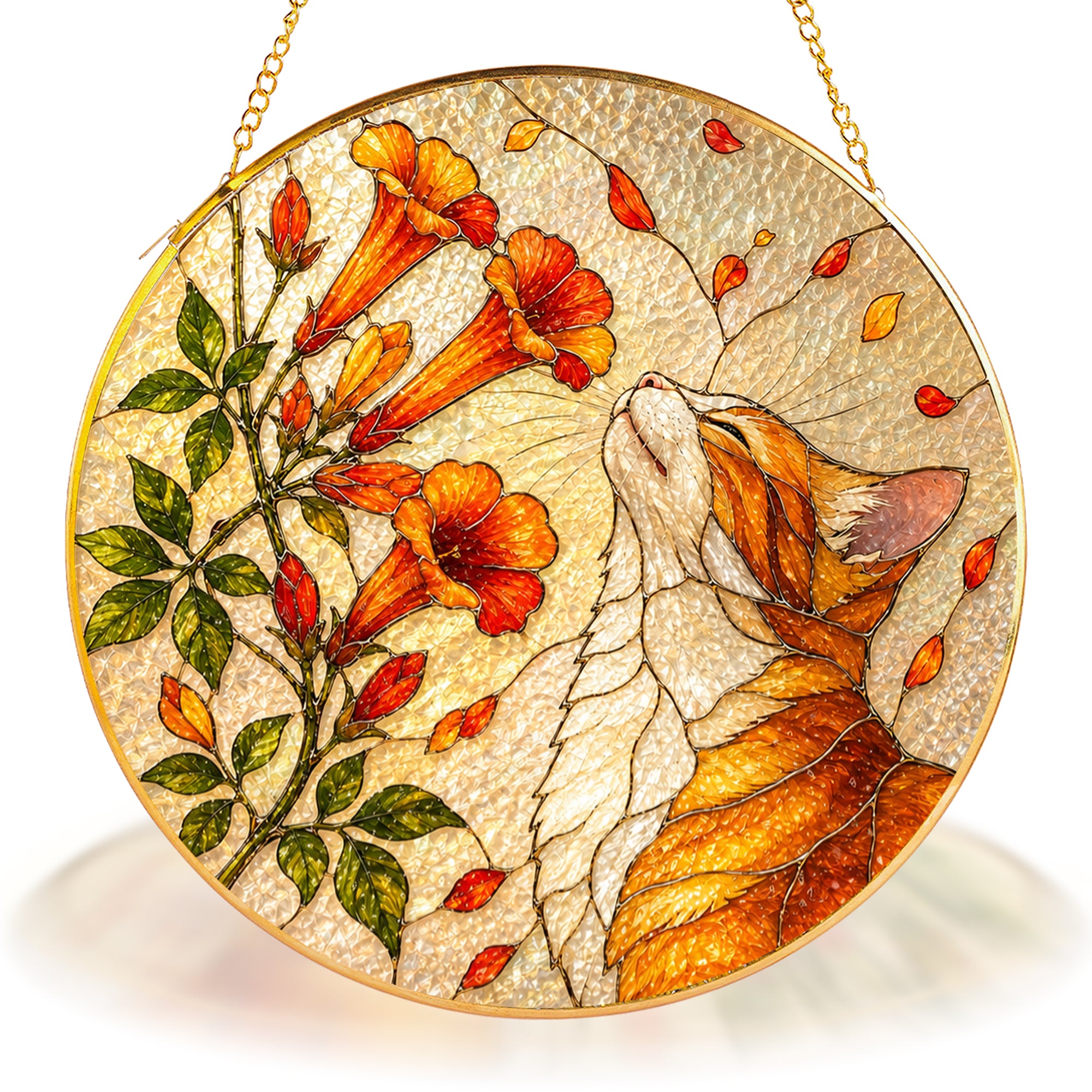Personalized Dog & Trumpet Suncatcher