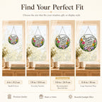 A Beautiful Garden Is a Work of Heart Stained Glass Suncatcher