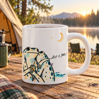 Personalized Past Midnight Frog Couple Mug