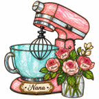 Personalized Stand Mixer Shaker Desk Name Sign