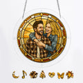 Personalized Family Photo Acrylic Puzzle Suncatcher