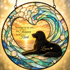 Personalized Pet Memorial Suncatcher – Forever in My Heart Photo