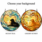 Personalized Pet Memorial Suncatcher – Forever in My Heart Photo