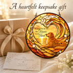 Personalized Pet Memorial Suncatcher – Forever in My Heart Photo
