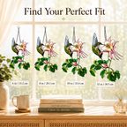 Hummingbird & Columbine Holographic Acrylic Suncatcher