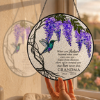 Personalized Wisteria Memorial Suncatcher