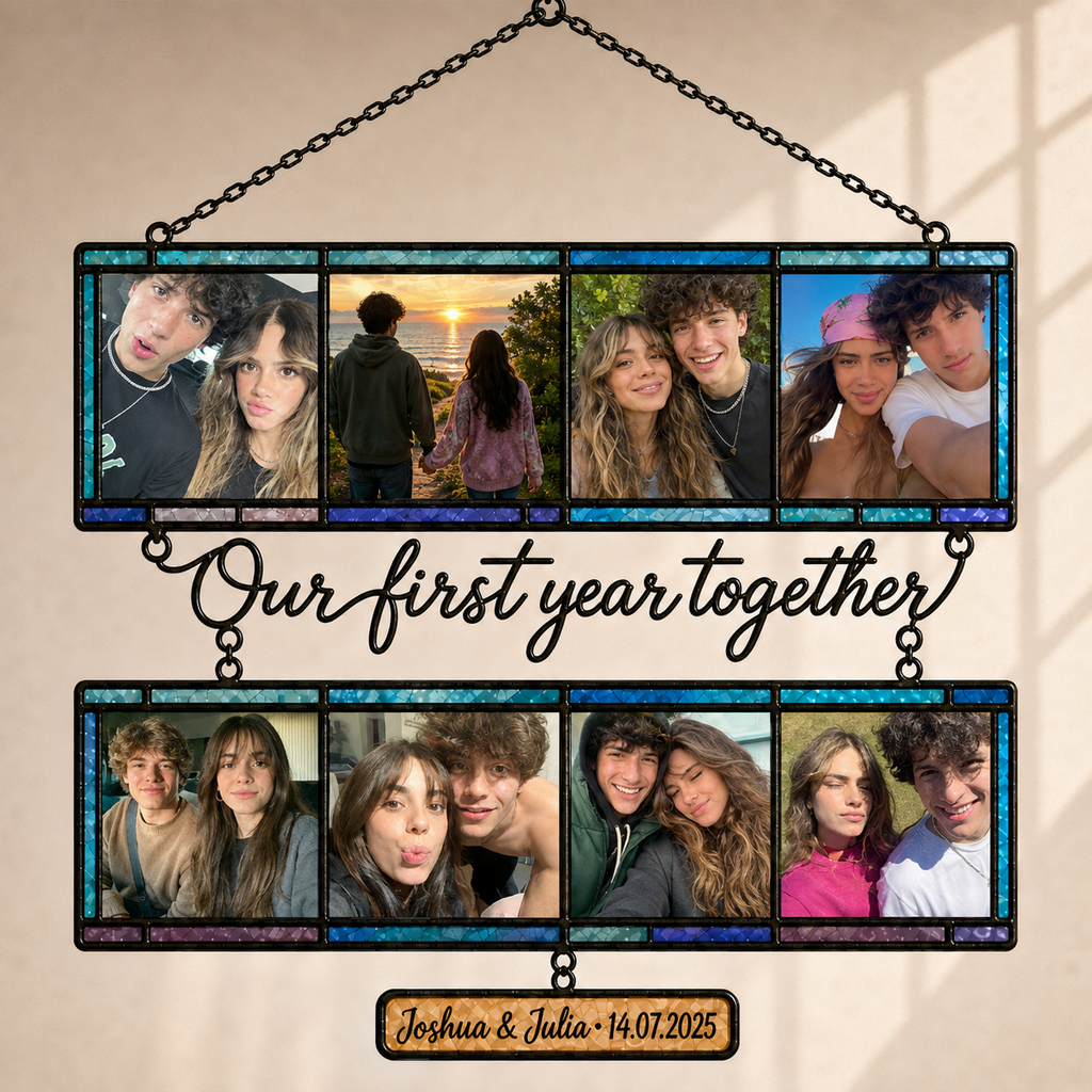Custom Photo Film Strip Memories Acrylic Suncatcher