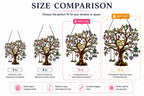 Personalized Grandparents Family Tree Holographic Acrylic Suncatcher