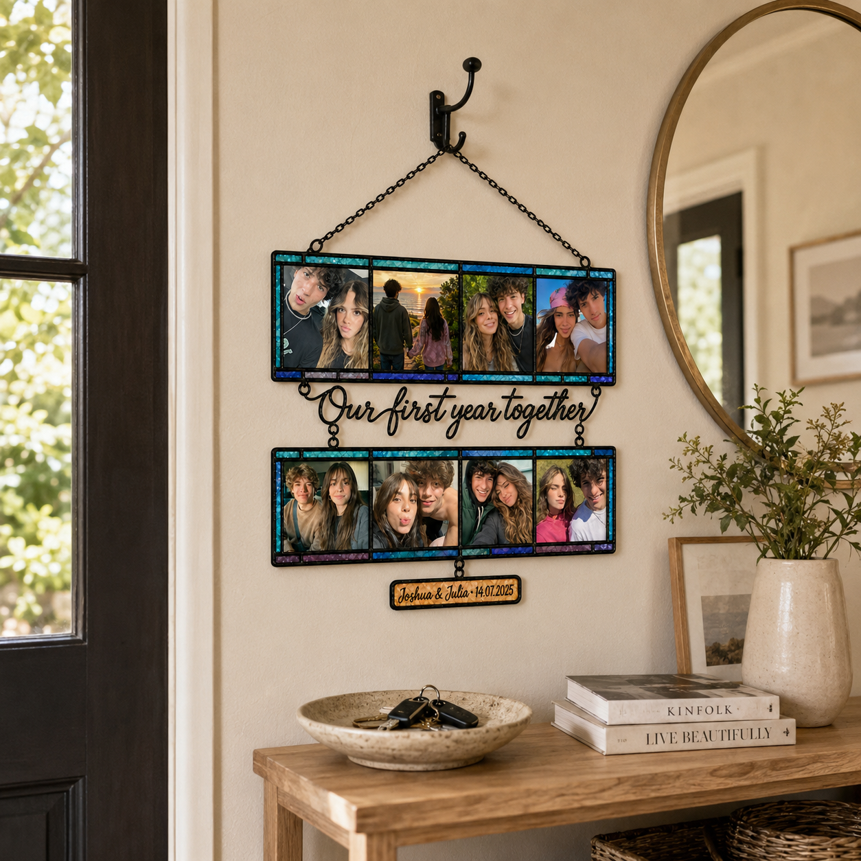 Custom Photo Film Strip Memories Acrylic Suncatcher