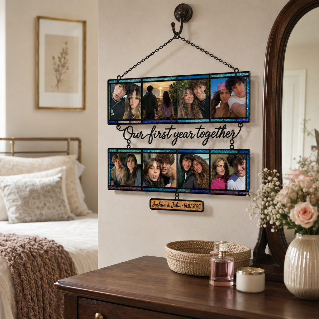 Custom Photo Film Strip Memories Acrylic Suncatcher