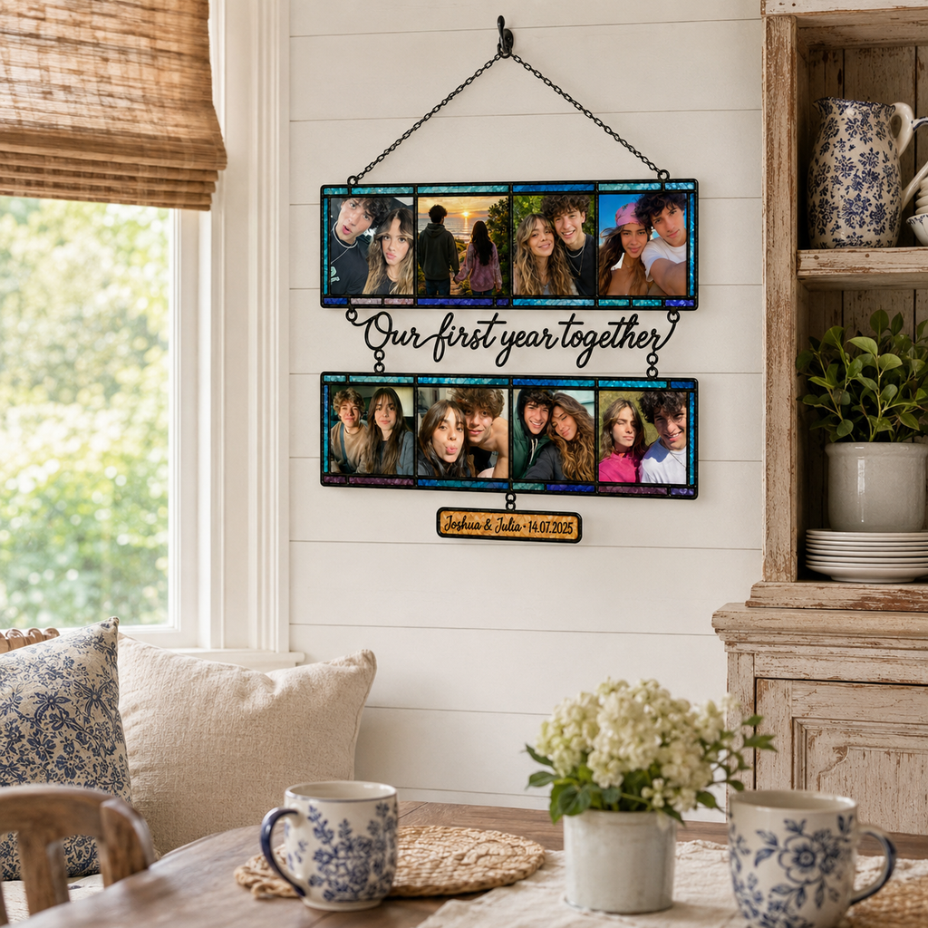 Custom Photo Film Strip Memories Acrylic Suncatcher