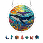 Humpback Whale Acrylic Puzzle Suncatcher