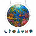 Coral Reef Acrylic Puzzle Suncatcher
