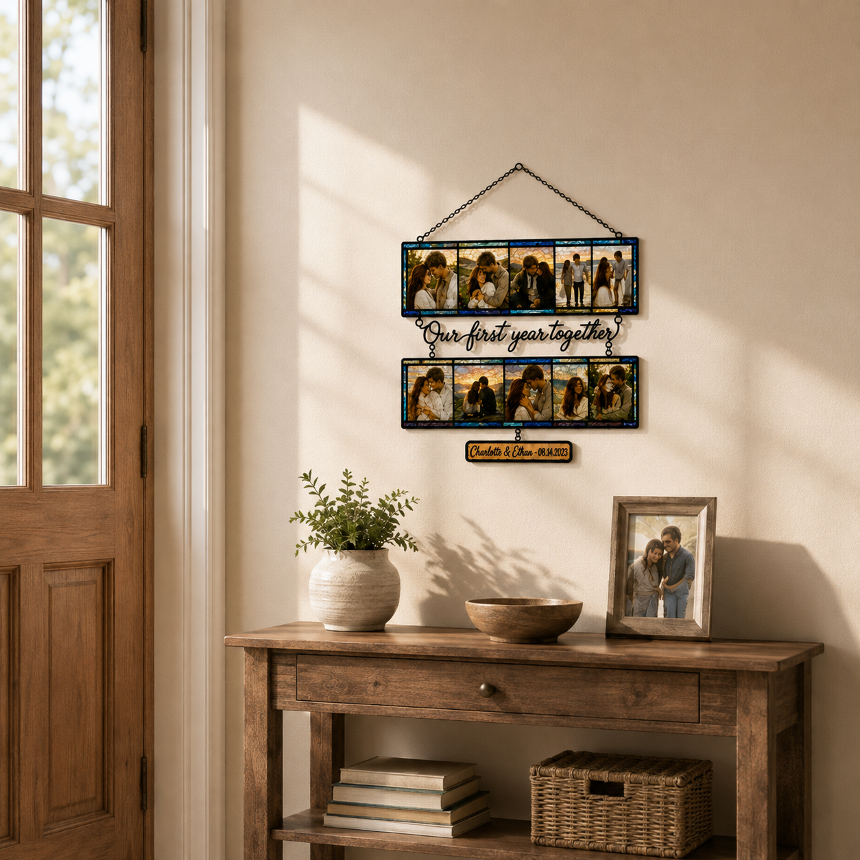 Custom Photo Film Strip Memories Acrylic Suncatcher