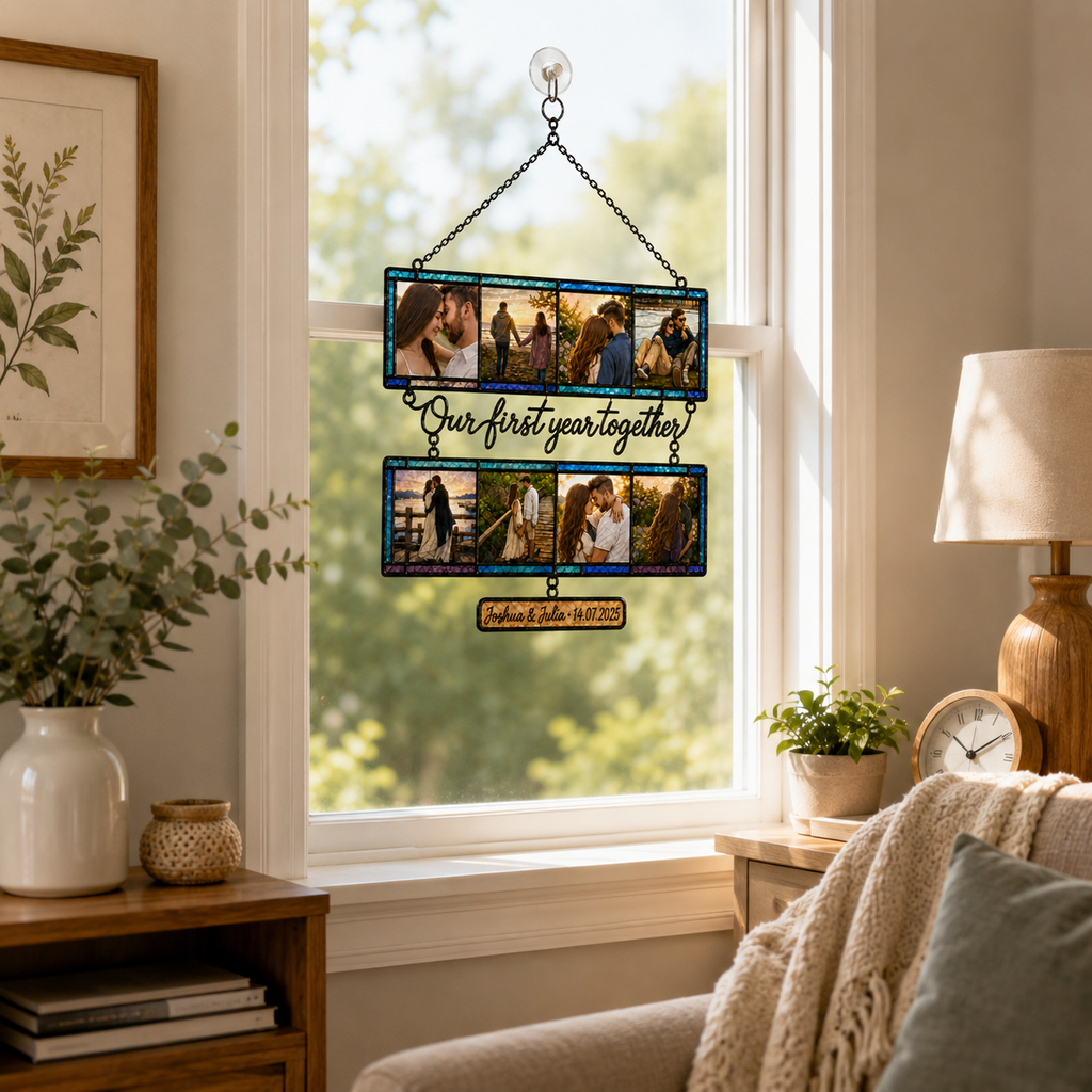 Custom Photo Film Strip Memories Acrylic Suncatcher