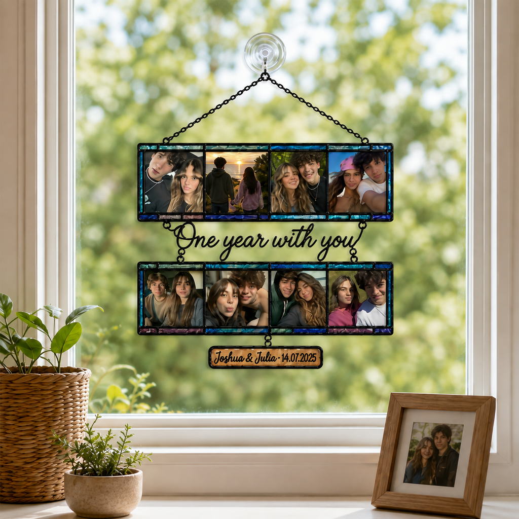 Custom Photo Film Strip Memories Acrylic Suncatcher