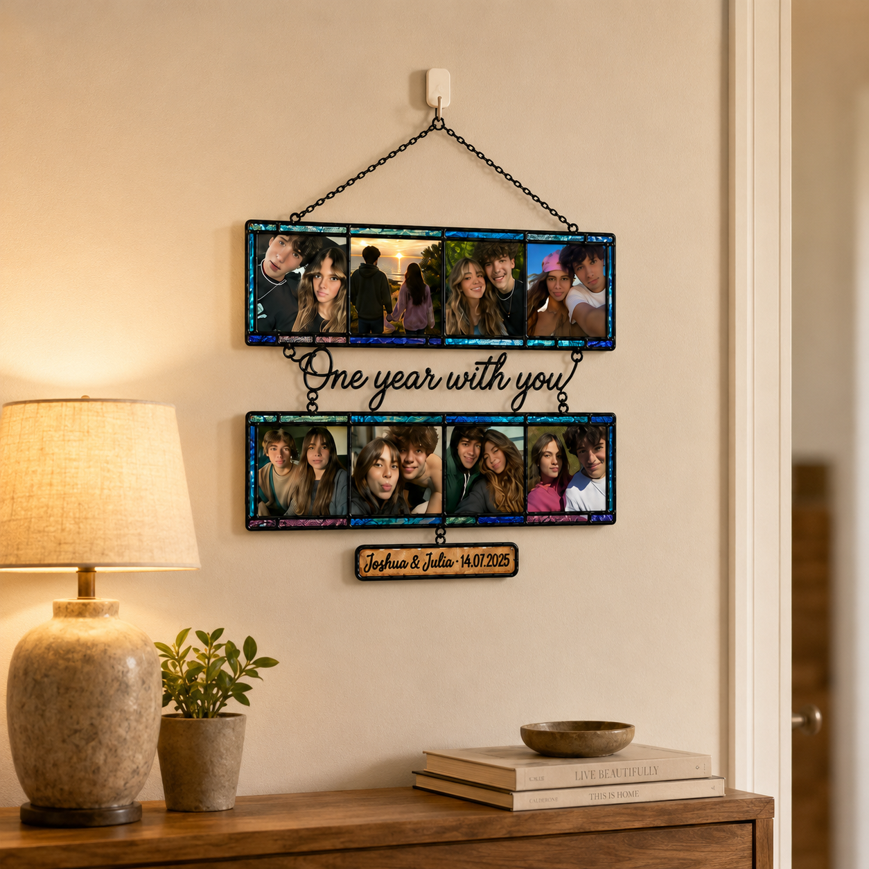 Custom Photo Film Strip Memories Acrylic Suncatcher