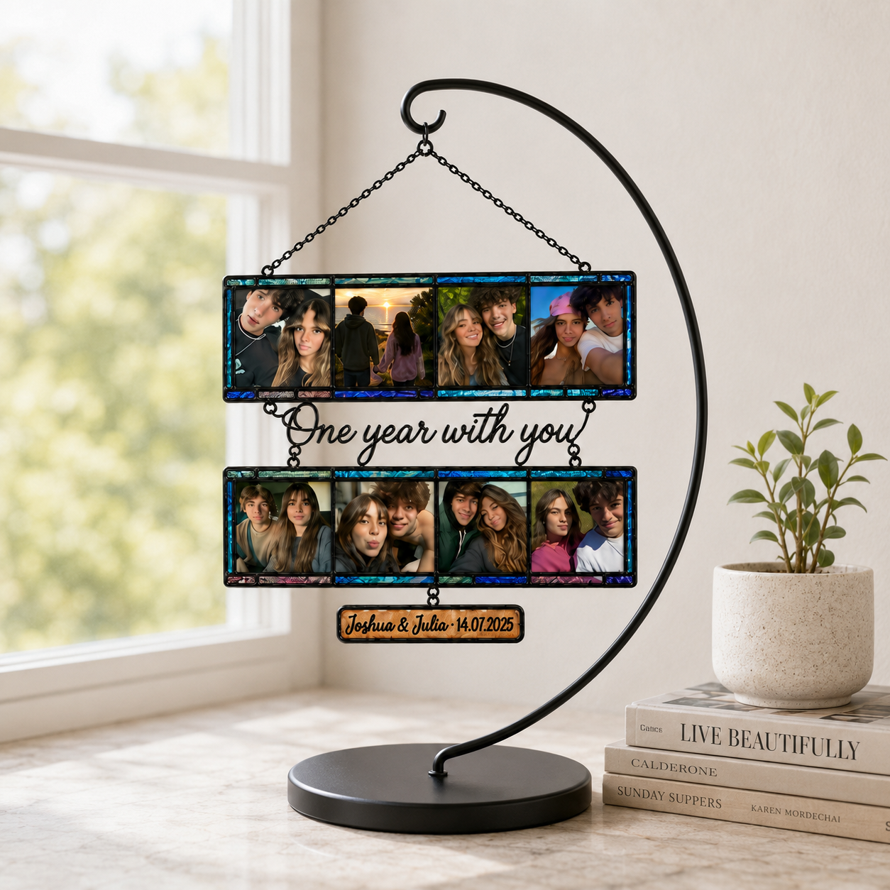 Custom Photo Film Strip Memories Acrylic Suncatcher