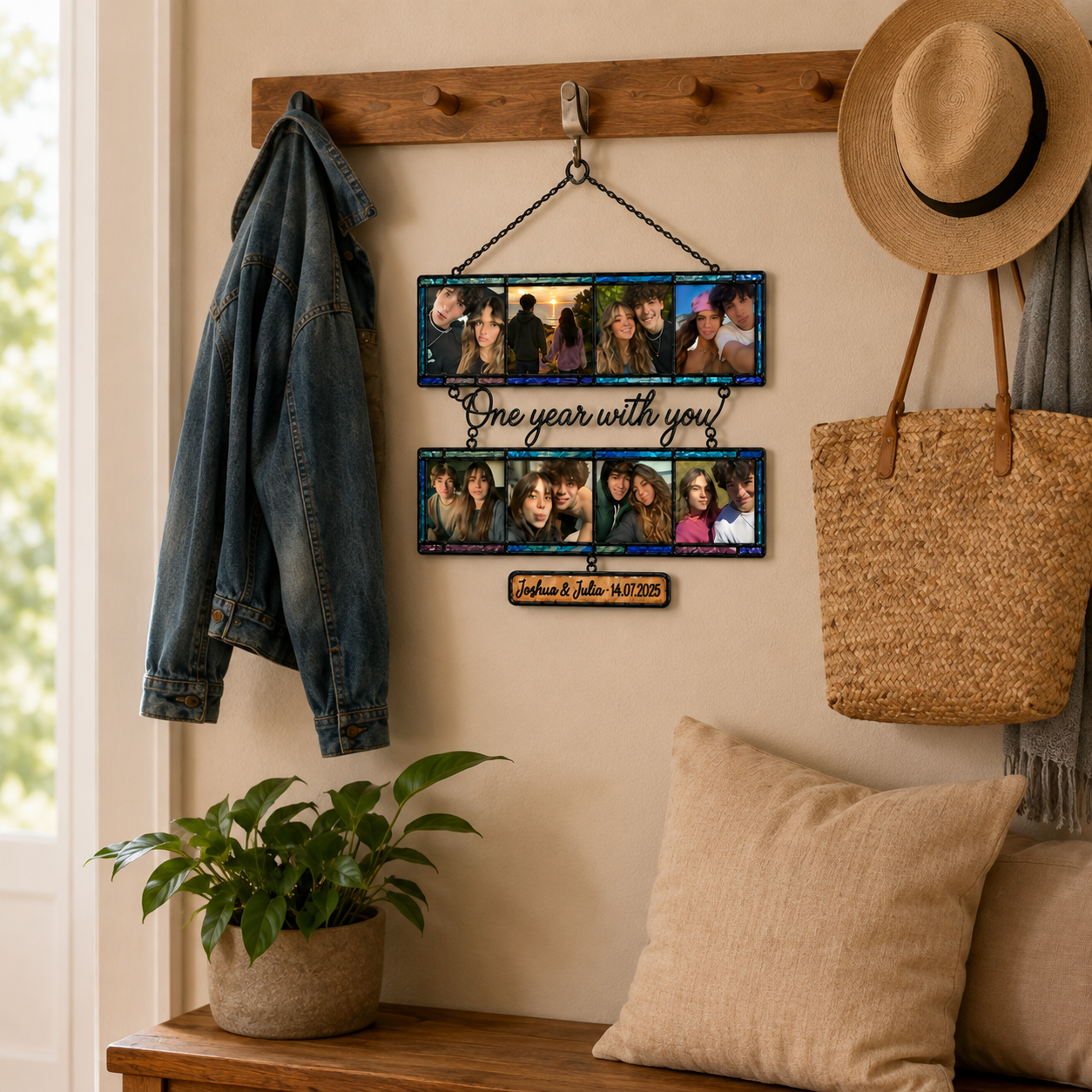 Custom Photo Film Strip Memories Acrylic Suncatcher