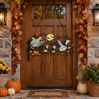 Ghosts & Ravens under the Harvest Moon Holographic Acrylic Suncatcher