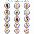Personalized Pet Memorial Suncatcher – Rainbow Bridge Photo