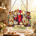 Personalized Grandma Vintage Kitchen Holographic Acrylic Suncatcher