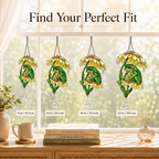 Frog Couple & Daisy Umbrella Holographic Acrylic Suncatcher