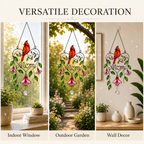 Personalized Memorial Cardinal Holographic Acrylic Suncatcher