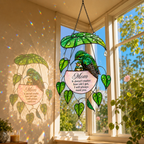Hummingbird gift for Mom Holographic Acrylic Suncatcher