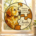 Personalized Dog Memorial Suncatcher