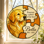 Personalized Dog Memorial Suncatcher